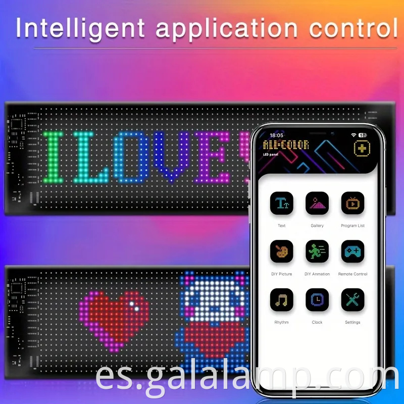 Exhibición LED flexible para festivales, tiendas y fiestas